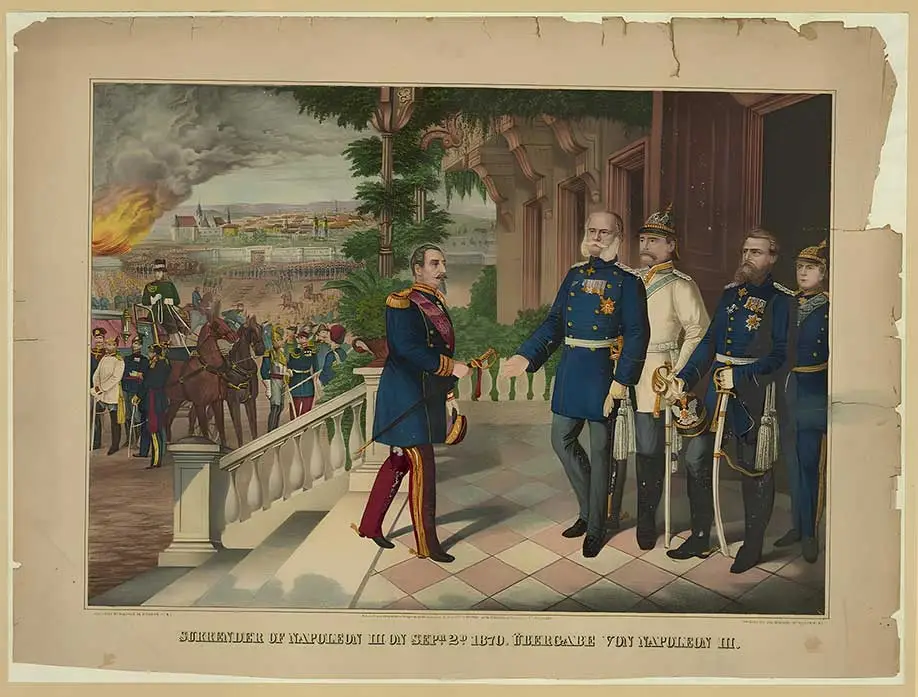 Surrender of Louis-Napoléon to Kaiser Wilhelm I at Sedan